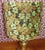 Table Lamp with Luminous Floral Shade in Green Brown, 1070s For Sale - Image 6 of 9