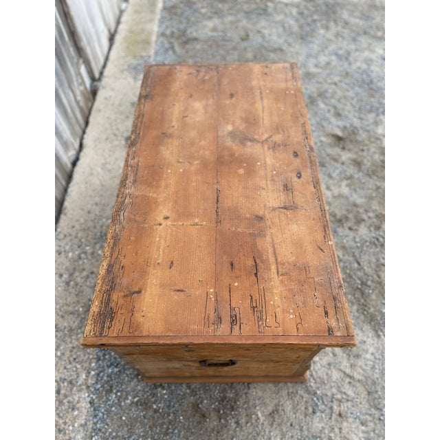 Brown Pine Blanket Chest For Sale - Image 8 of 12