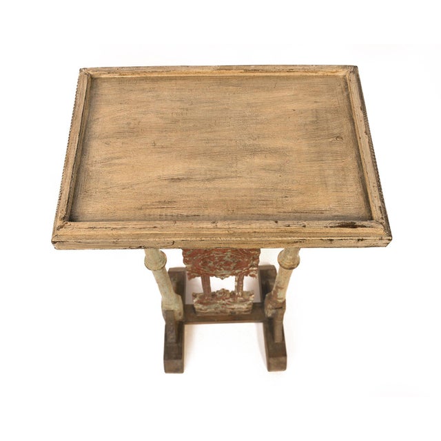 Cast Iron and Wood Bolster For Sale - Image 4 of 5