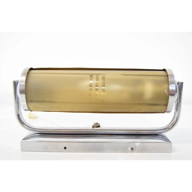 1930s Art Deco Tubular Wall Lamp, 1930s For Sale - Image 5 of 14