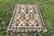 1980s Decorative Handwoven Oushak Boho Style Turkish Motif Kilim Rug For Sale - Image 9 of 9