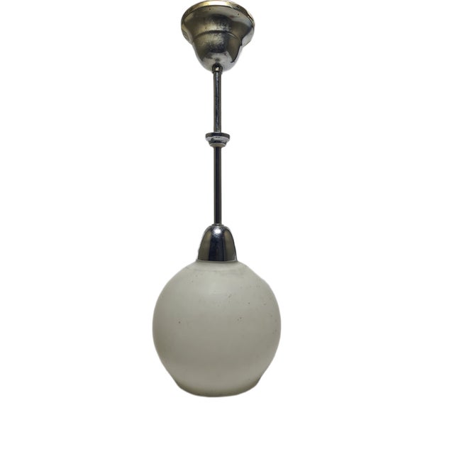 Art Deco Pendant Lamp, Poland, 1950s For Sale - Image 11 of 12