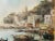 Mid 20th Century Late 20th Century Italian Fishing Village Seascape Signed by Listed Artist Mario Passoni For Sale - Image 5 of 12