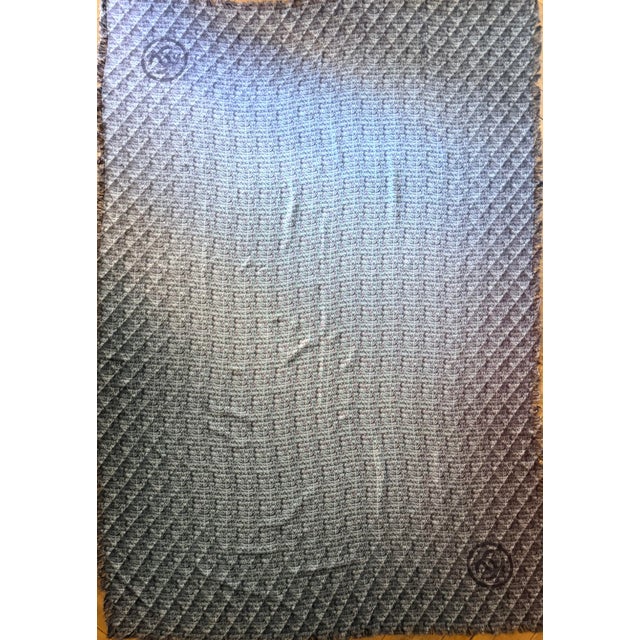 Chanel Large Silk Scarf Quilting, Tweed and Logo CC For Sale - Image 10 of 11