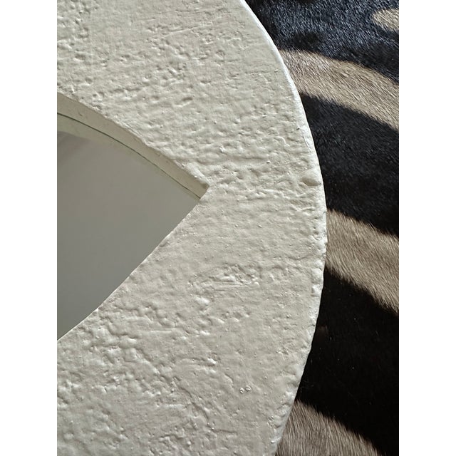 Vintage Plaster Eye Mirror For Sale - Image 9 of 11