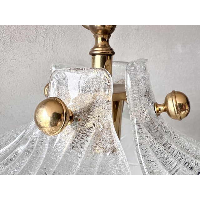 Vintage Murano Glass Leafs Pendant, 1970s For Sale - Image 15 of 15