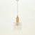Mid-Century Modern Mid-Century Scandinavian Crystal Glass and Brass Pendant Light by Carl Fagerlund for Orrefors, Sweden, 1960s For Sale - Image 3 of 9