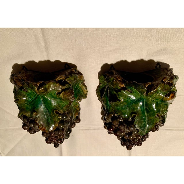 Rustic European Vintage Hanging Grape Clusters - Perfect for the Wine Cellar For Sale - Image 3 of 11