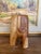 Vintage Hand-Carved Wooden Elephant Sculpture Figurine, Wood Decorative Animal Figure For Sale - Image 11 of 11