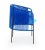 Set of Blue Caribe Dining Chairs by Sebastian Herkner For Sale - Image 4 of 9
