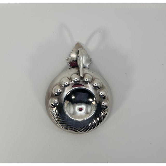 Metal Vintage Mapin and Webb Silver Plated Wine Tasting Cup With Grape Handle For Sale - Image 7 of 8