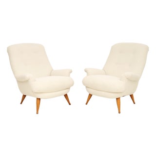 Vintage Danish Lounge Chairs from Berga Mobler, 1960s, Set of 2 For Sale