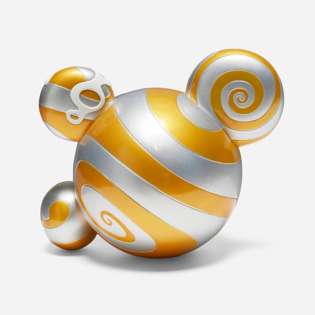 Contemporary Takashi Murakami, Mr. Dob (Gold), Limited Edition Sculpture For Sale - Image 3 of 4