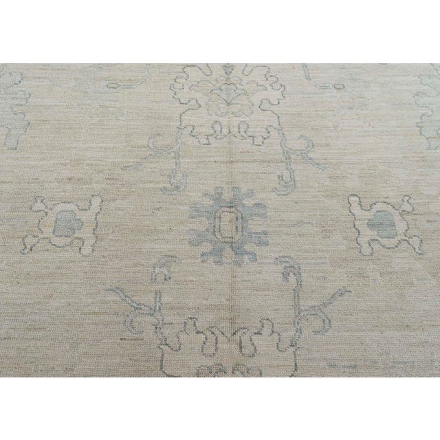 Oushak Rug 9' x 11'8" For Sale - Image 4 of 8