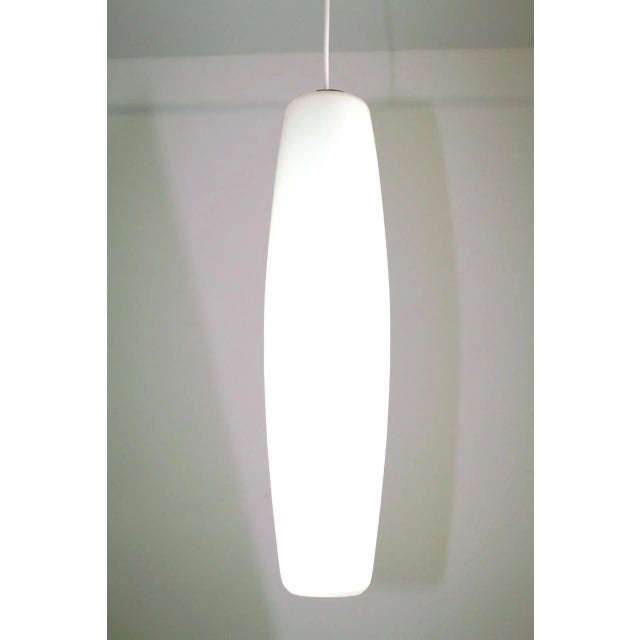 Mid-Century Modern Opaline Glass Pendant Lamp from Rupert Nikoll, 1950s For Sale - Image 3 of 7