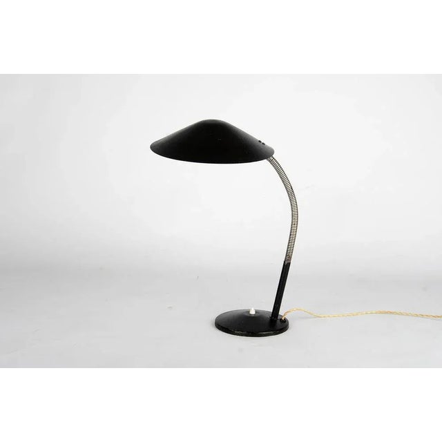 Metal Mid-Century Gooseneck Table Lamp from Instala Decin, Czechoslovakia, 1960s For Sale - Image 7 of 7