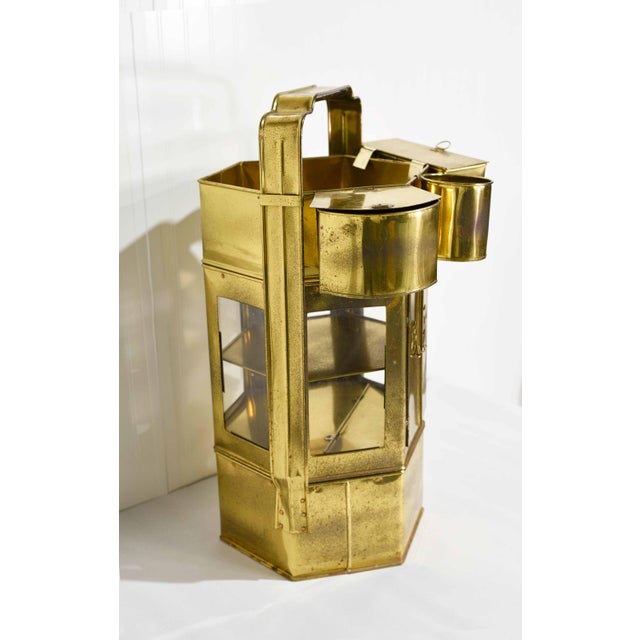 Marvelous mid-century hexagon-shaped noodle cart. These are used by Asian street vendors to serve noodles and dumplings....