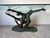 Mid-Century Modern Vintage Léela Art Sculptural Bronze Ballet Dancers Dining Table Base With Beveled Glass Top For Sale - Image 3 of 13