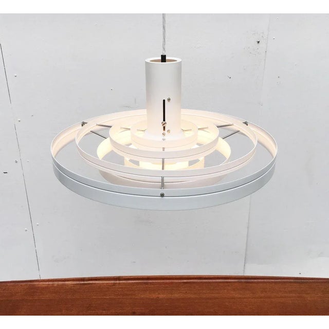Silver Mid-Century Danish Fibonacci Pendant Lamp by Sophus Frandsen for Fog & Mørup, 1960s For Sale - Image 8 of 18