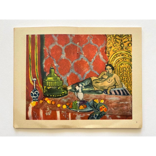 1940s Henri Matisse Vintage 1948 First Edition Lithograph Print French Modern Art Book For Sale - Image 5 of 12