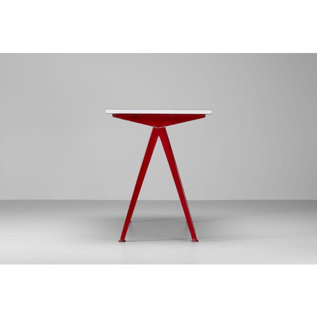 512 Compass Table Red by Jean Prouvé, France, 1953 For Sale - Image 18 of 18