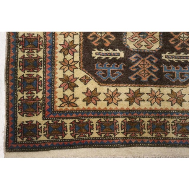 Vintage Turkish Hand Knotted Rug, 1950s For Sale - Image 12 of 18