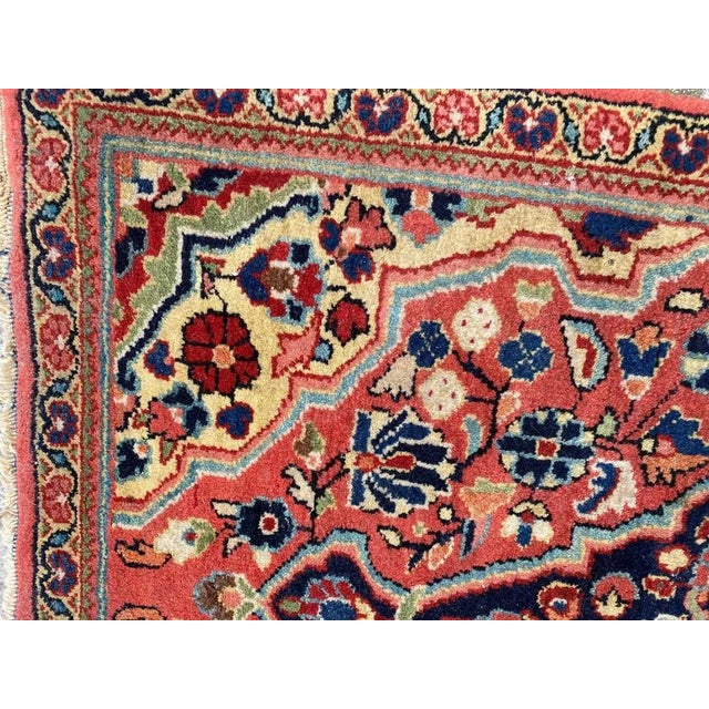 1940s Small Vintage Sarouk Rug For Sale - Image 5 of 18