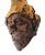 Late 20th Century Very Fine Detailed Burl Wood Carving of an Elf or Gnome Face Wall Sculpture MINT For Sale - Image 6 of 10