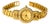 Late 20th Century 14K Yellow Gold Allegro Diamond Ladies Wristwatch Wrist Watch For Sale