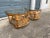 Pair of Bamboo + Rattan Side Tables in the Style of Franco Albini. This pair is amazing and the perfect find if you're...
