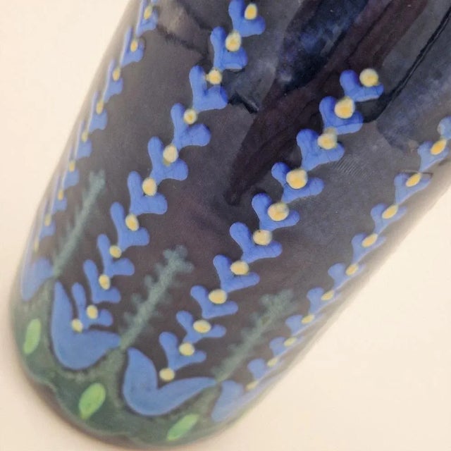 Art Nouveau Ceramic Vase by A. Kusche, 1890s For Sale - Image 5 of 7