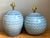 Mid 20th Century Vintage Blue Glazed Ceramic Table Lamps - Set of 2 For Sale - Image 5 of 18