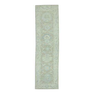 Turkish Oushak Rug 2'2" x 7'10" #19456 For Sale