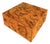 Lj Newton Italian Burl Coffee Table on Casters For Sale