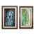 Pair of Modernist Impasto Encaustic Abstract Oil Paintings Signed J. Lehr 1970s For Sale