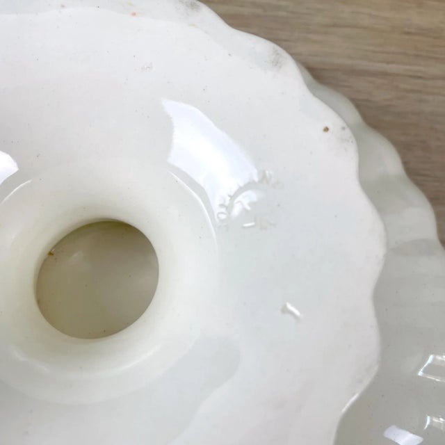 Ceramic Antique Copeland Earthenware Pottery Compotes- a Pair For Sale - Image 7 of 8