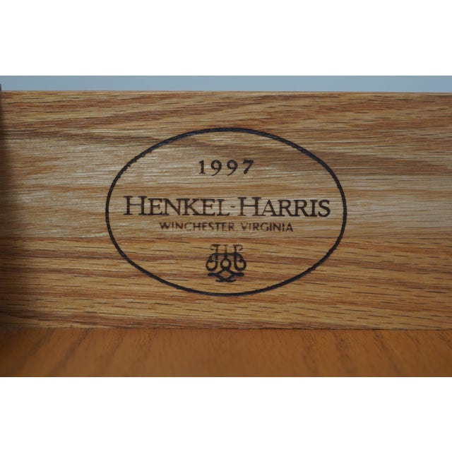 Henkel Harris Mahogany Chippendale Style Bachelors Chest For Sale - Image 14 of 14