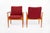 1960s Danish Modern Red Diplomat Chairs by Finn Juhl for France & Daverkosen For Sale - Image 5 of 12