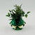 Flavio Poli Geometric Emerald Green Murano Glass Sommerso Vase by Flavio Poli, Italy, 1970s For Sale - Image 4 of 12
