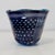 Mid-Century Modern Large Signed 1993 Gunnar Cyrén for Orrefors Cobalt Blue Handkerchief Art Glass Centerpiece Bowl For Sale - Image 3 of 15