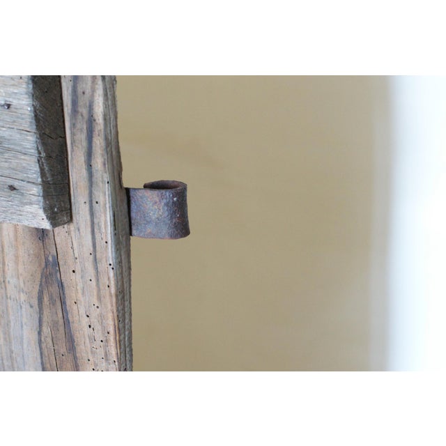 Antique Oak Door in Wrought Iron from Befos, 1800 For Sale - Image 13 of 17