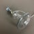 Danish Modern Drop Clear Glass Table Light Base from Holmegaard, 1960s For Sale - Image 15 of 16