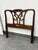 Chippendale Twin Size Henredon Chippendale Mahogany Head Board For Sale - Image 3 of 12