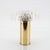 Crystal and Brass Vase by Kristall Krisla, 1970s, in Good conditions. Designed 1970 to 1979 I have official proof of...