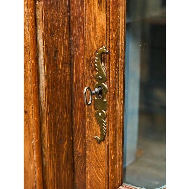 Brown 19th Century Carved Liège Oak Bookcase For Sale - Image 8 of 12