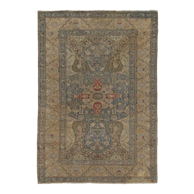 Antique Turkish Medallion Rug With Ornate Intricate Vinery - Rug & Kilim For Sale