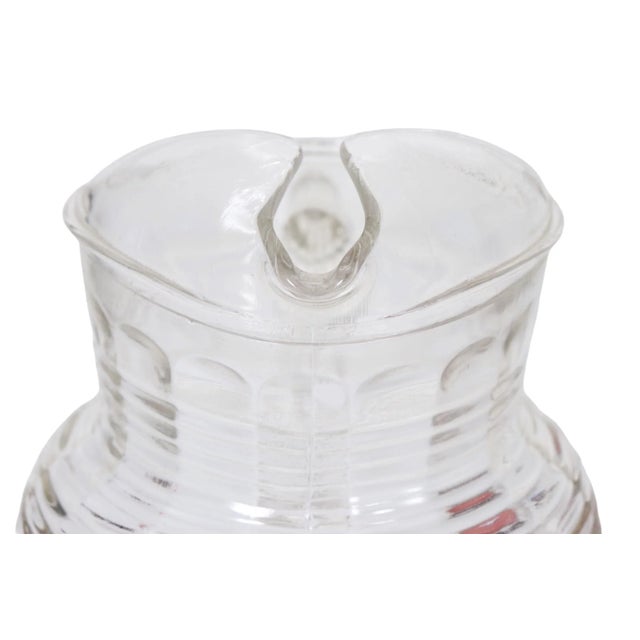 Glass Antique Hazel-Atlas Pheasants Pitcher & Highball Glasses Set- 7 Pieces For Sale - Image 7 of 9