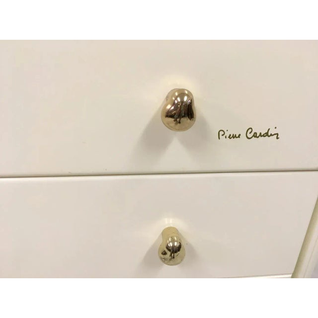 Wood Chest of Drawers by Pierre Cardin, 1980s For Sale - Image 7 of 10