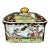 Antique Chinese Porcelain Tureen Box With Hunting Scene and Dogs For Sale