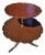 Vintage Two-Tier Mahogany Dumbwaiter Table For Sale